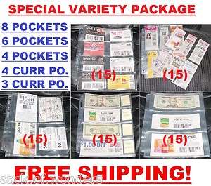 75◄ COUPONS SLEEVES PAGES ORGANIZER BINDERS ► 8   6   4   4C 