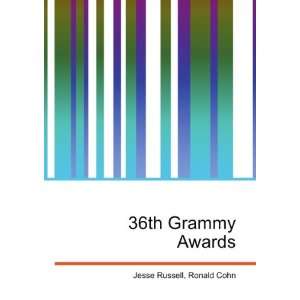  36th Grammy Awards Ronald Cohn Jesse Russell Books