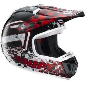  Shift Racing Agent Checked Helmet   Small/Black/Red 