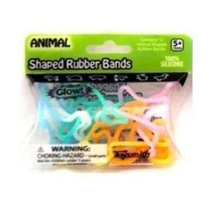    Animal Glow in the Dark Shaped Rubber Bands: Everything Else