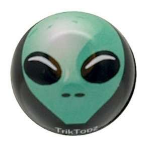  Trik Topz Alien Valve Caps Green Automotive