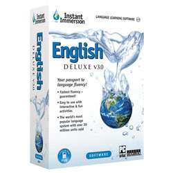 INSTANT IMMERSION ENGLISH DELUXE V3.0 PC XP/VISTA NEW 781735809549 