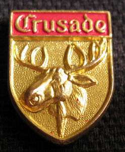 Pretty LOOM Loyal Order of Moose CRUSADE Pin  