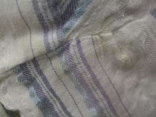 KIMCHI Blue Anthropologie Lace trim Tapestry Cute Top L  