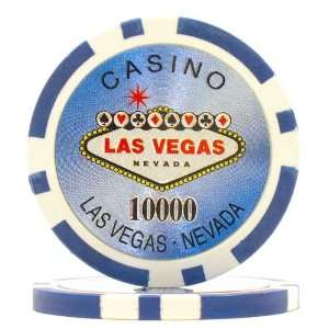  15g Clay Laser Las Vegas Chip   10000