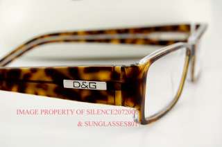 Brand New D&G Eyeglasses Frames DD 1150 556 HAVANA Men  