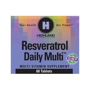  Resveratrol Daily Multi   60   Tablet Health & Personal 