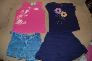   Spring/Summer Clothes size 5 5t dresses shorts skirts tops +  