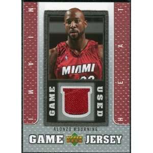   08 Upper Deck UD Game Jersey #AM Alonzo Mourning: Sports Collectibles