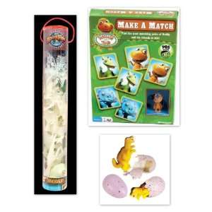  Dinosaur Train Make a Match Game with Glow in the Dark 
