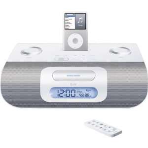   Audio system with Dual alarm for iPod/iPhone,FM radio 