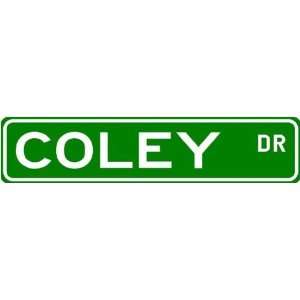  COLEY Street Name Sign ~ Family Lastname Sign ~ Gameroom 