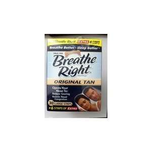  Breathe Right Original Tan 180 Large Strips + 36 Strips of 