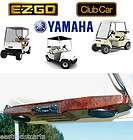 EZGO, Club Car, Yamaha Golf Cart Overhead Radio Console WOODGRAIN