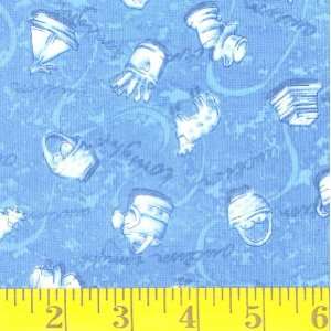  45 Wide Dairy Auction Blue Fabric By The Yard Arts 