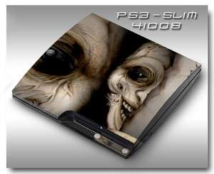   IN USA   Sony PS3 Slim Skin (Graphic Decal) 41008 Wicked Face of Evil