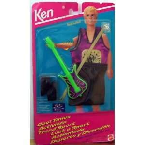   KEN Rockin Fashion w Guitar Cool Times Fashions (1993) Toys & Games