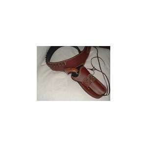   Loop Buscadero Western Leather Gun Belt And Holster: Sports & Outdoors