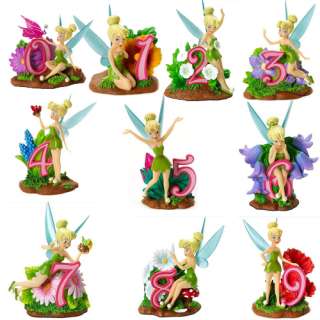 Disney Tinker Bell Number 0 to 9 Age Figurine Collection Birthday Cake 