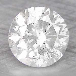 FIERY 0.51 Cts FANCY SPARKLING ICE WHITE COLOR NATURAL DIAMOND  