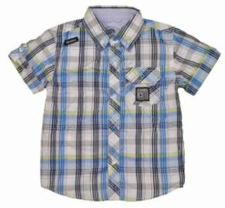  Akademiks Plaid Woven Button Down Boys Shirt: Clothing