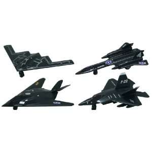  Stealth Fighter Pullbacks   4 Pack Toys & Games