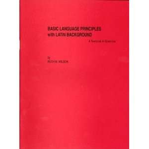  Basic Language Principles With Latin Background (Grammar 