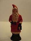 Heavy Resin 7 1/2 Inches Tall Victorian Santa with Lantern Figurine