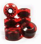 QUAD WHEELS 8 Pack 65mm 78a RED ROLLER SKATE Derby Multi Use