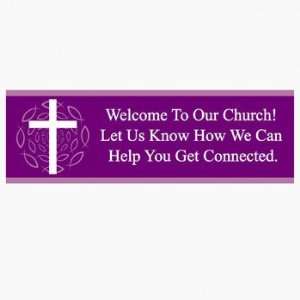   Welcome To Our Church Banner   Party Decorations & Banners: Health