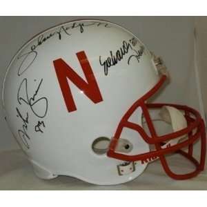ROZIER/RODGERS/CROUCH Signed Heisman Nebraska FS Helmet   Autographed 