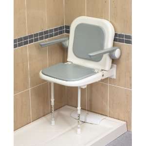  AKW Medicare Deluxe Fold Up Shower Seat With Arms: Health 