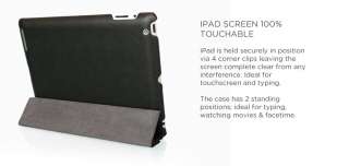 Ultra Slim PU Leather iPad 2 Smart Case Cover with Sleep Wake  