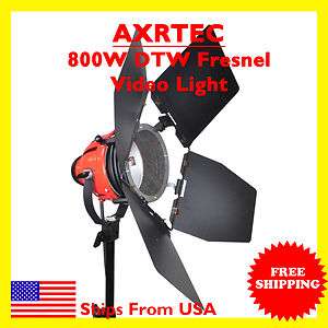 DTR 800W Fresnel Tungsten Video Light RED HEAD lighting photography 