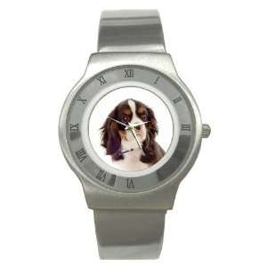  king charles spaniel pup 8 Stainless Steel Watch GG0711 