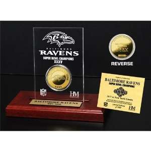  Baltimore Ravens Super Bowl Champs Etched Acrylic Sports 