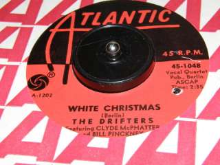 The Drifters White Christmas Atlantic 45 Company Sleeve  