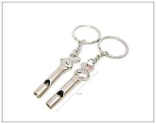 Rabbit Whistle Lover Pair Key Chain Ring Keychain  