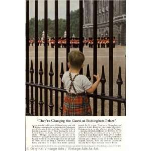   re changing the Guard at Buckingham Palace Vintage Ad: Home & Kitchen