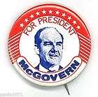 1972 SCARCE FOR PRESIDENT / McGOVERN Campaign Button