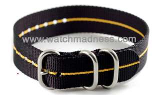 Nato Ring Buckle Military Watch Strap G10 Nylon Band  
