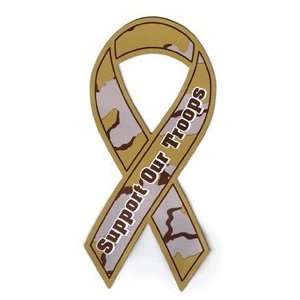 Support Our Troops Camo Ribbon Magnet: Kitchen & Dining