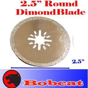  2.5 Round Diamond Grout Tile Cut Oscillating Multi Tool 