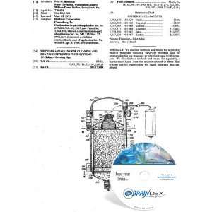 NEW Patent CD for METHODS AND MEANS FOR CLEANING AND DRYING COMPRESSED 