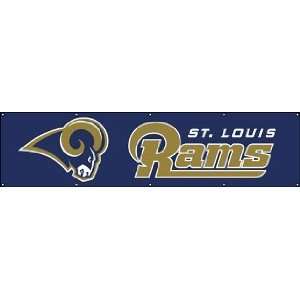  St Louis Rams Giant 8 Foot Nylon Banner: Kitchen & Dining