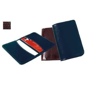 Raika AN 112 BROWN 2.75in. x 4.125in. Full Leather Business Card Case 