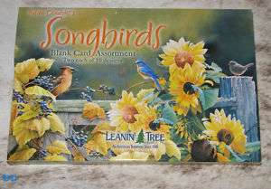 LEANIN TREE SONGBIRDS 20 GREETING CARDS ASSORTMENT  