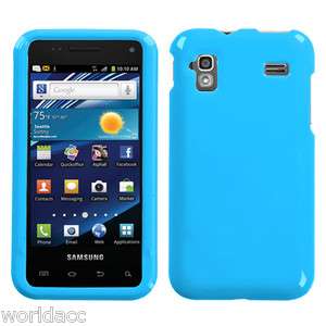 Samsung Captivate Glide i927 AT&T Hard Case Cover Light Blue Turquoise 
