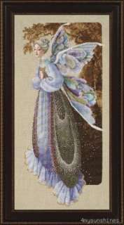 Fairy Grandmother Lavender & Lace cross stitch new  