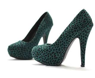 Ladies Leopard High Heel Pumps Stiletto Spike Party Platform New Shoes 